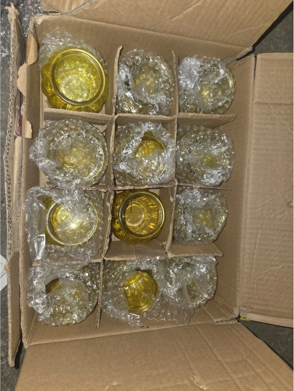 Pumpkin glass candle holders 12